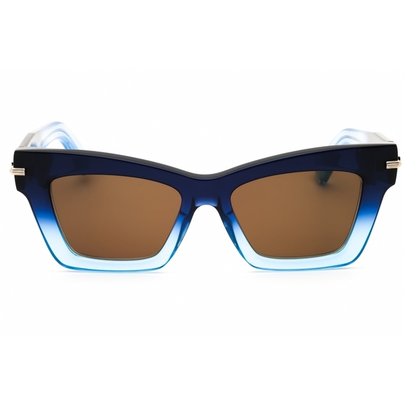 Salvatore Ferragamo SF2031S Sunglasses 415 Blue acetate Cat Eye main image 2